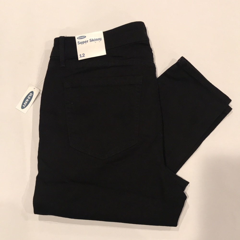 OLD NAVY // black denim